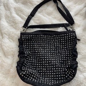 Embellished Hobo Bag